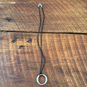 Sterling Silver Ring Pendant Necklace
